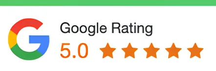 Google Rating 5.0 — 5 estrelas